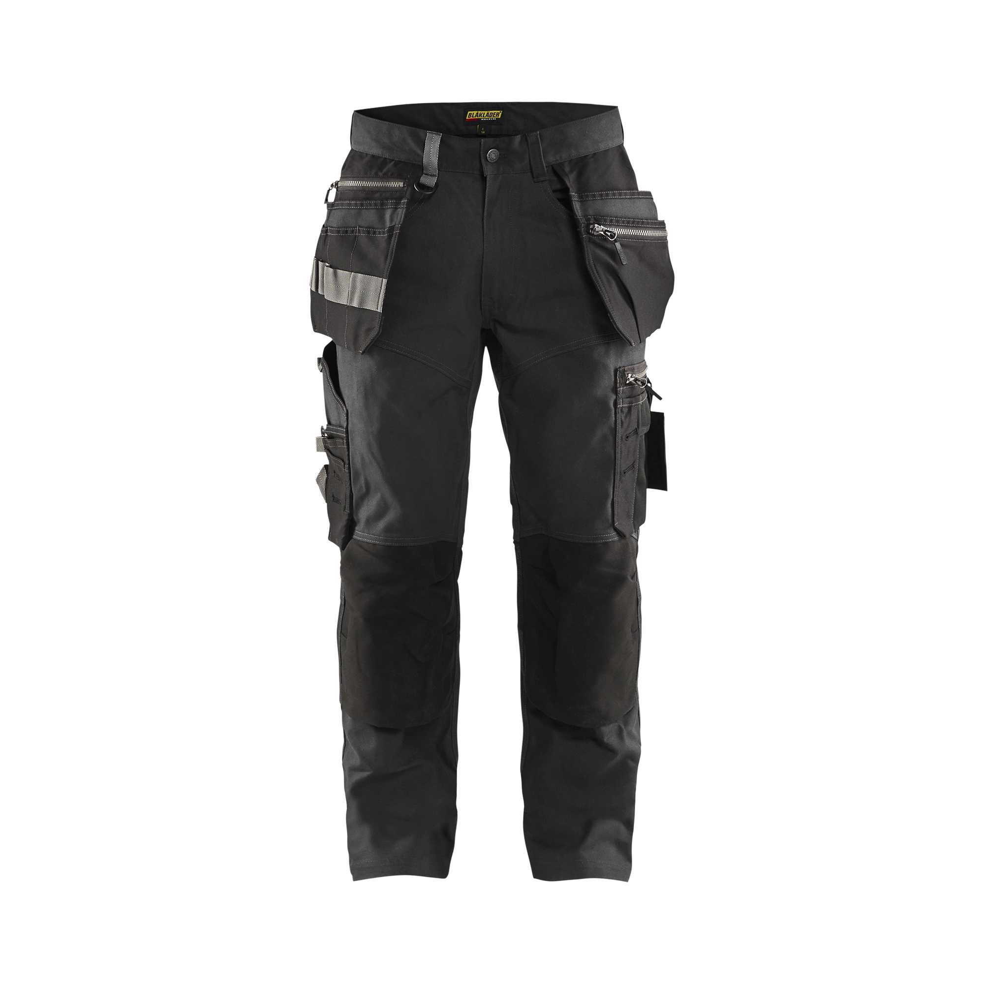 BLAKLADER 15901343 | Craftsman Trousers with stretch Work Trousers Men - canvas fabric